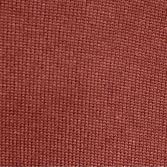 Kenneth Cole Mens Knit Turtleneck Sweater Raglan Sleeves Maroon Red Large - Picture 7 of 15